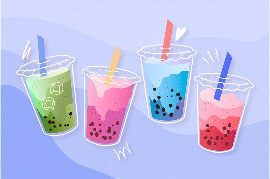 Boba tea рисунки