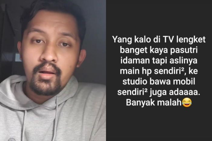 Viral Pengakuan Mantan Kru Tv Yang Beberkan Kelakukan Para Artis Di Indonesia Sebut Ada Suami Istri Artis Yang Kelihatan Mesra Tapi Suka Main Hp Sendiri Hingga Beda Mobil Wah Siapa Ya