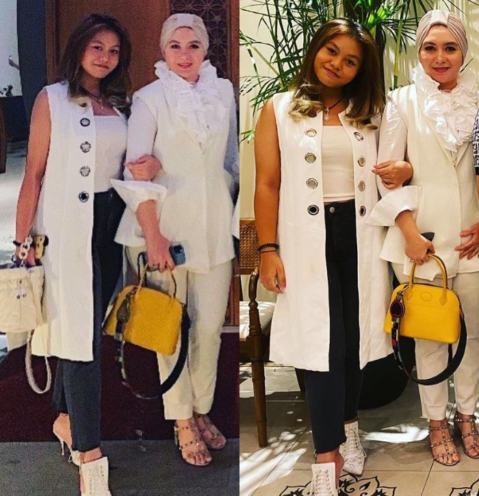 Gaya Kompak Anak Eko Patrio, Nayla Ayu dan Mama Pakai Outfit Putih - Semua  Halaman - CewekBanget