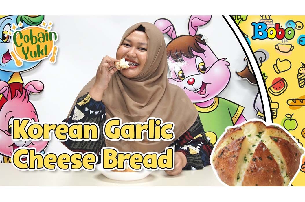 Mencoba Korean Garlic Cheese Bread, Jajanan Khas Korea Selatan yang