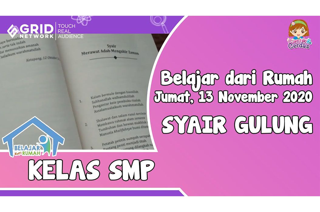 Mengenal Syair Gulung Dari Ketapang Simak Di Video Ini Yuk Bobo Mengenal Syair Gulung Dari Ketapang Simak Di Video Ini Yuk Bobo
