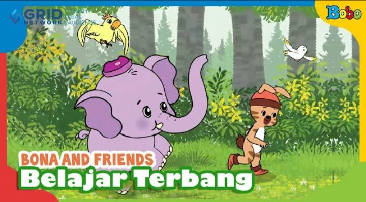 Dongeng Anak Bona and Friends Belajar Terbang