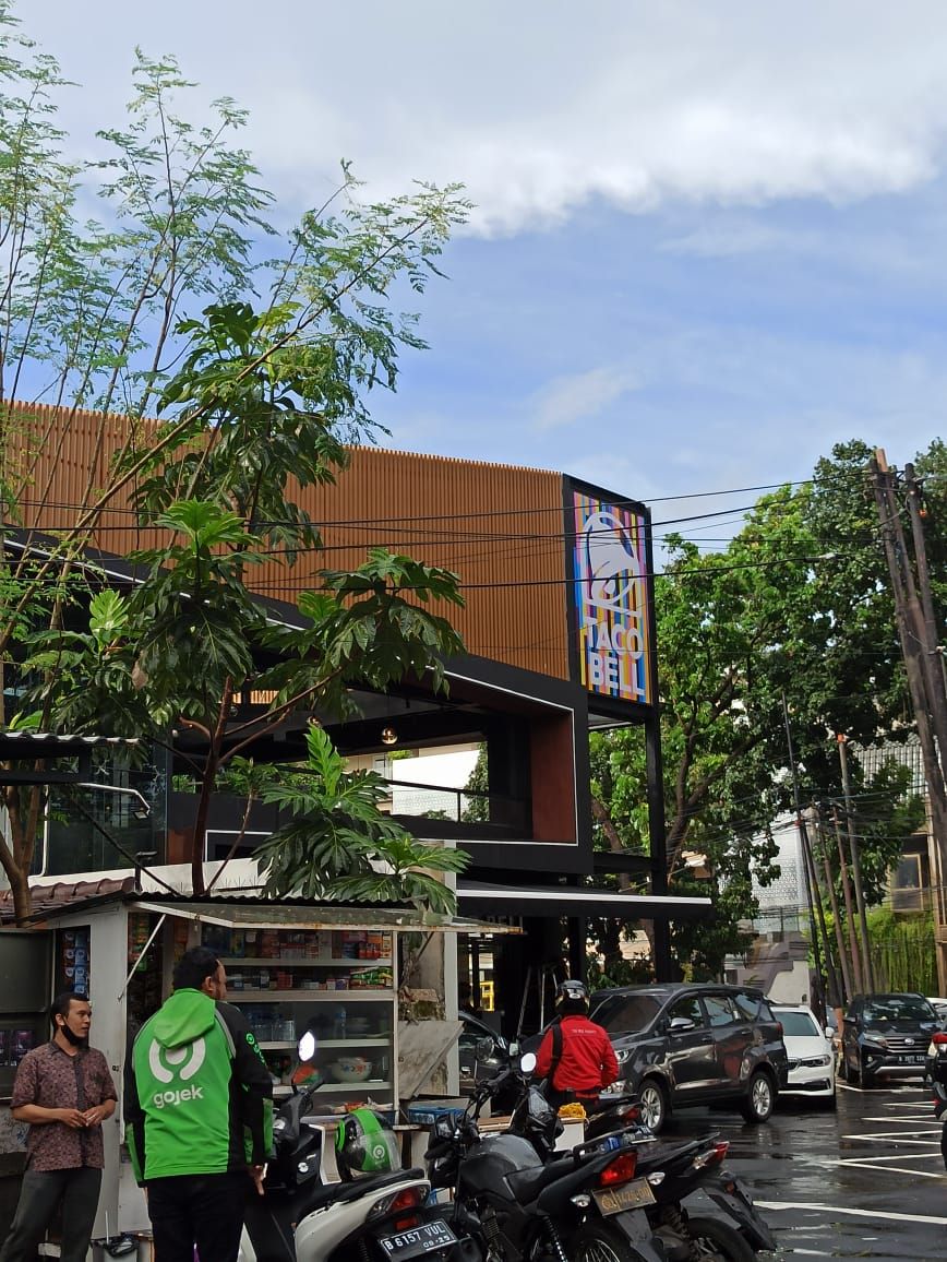 Begini Penampakan Gerai Taco Bell Pertama Di Indonesia Lokasi Di Senopati Semua Halaman Hai