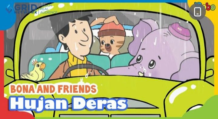Dongeng Anak, Bona And Friends Hujan Deras