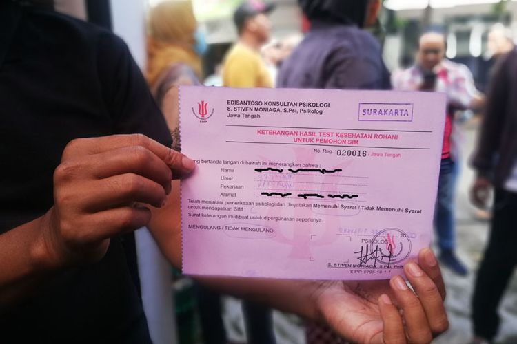 Mulai Besok Buat Dan Perpanjang Sim Wajib Psikotes Jadi Makin Mahal Semua Halaman Motorplus