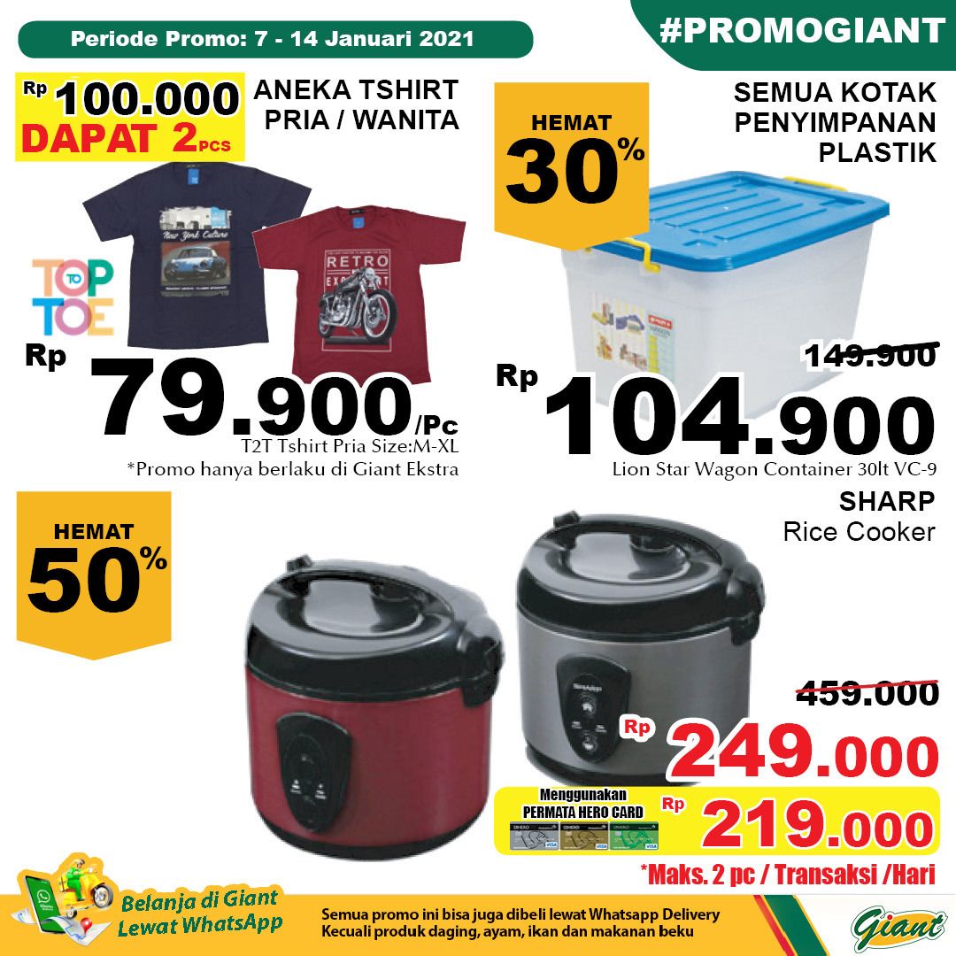 promo rice cooker di giant