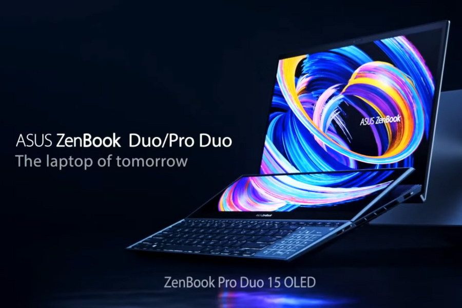 ASUS ZenBook Pro Duo 15 OLED Punya Layar Kedua dengan Resolusi 4K - Info Komputer