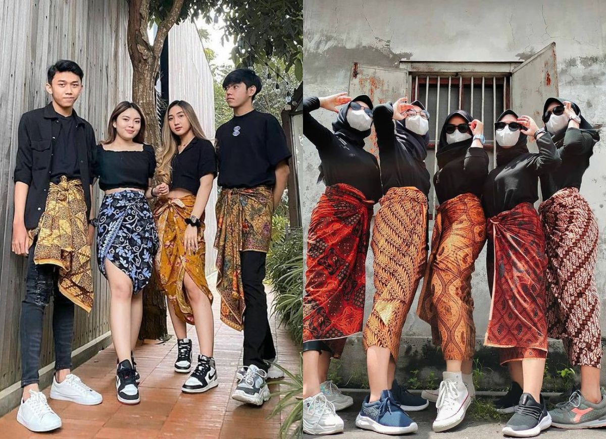 Tren Fashion 2021: TikTokers Cinta Budaya Usung Tren Berkain Bersama