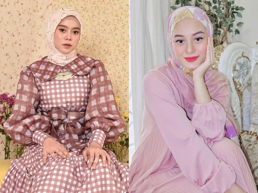 Cantik Dan Anggunnya Lesty Kejora Foto Bareng Dinda Hauw - Model gamis lesti kejora terbaru