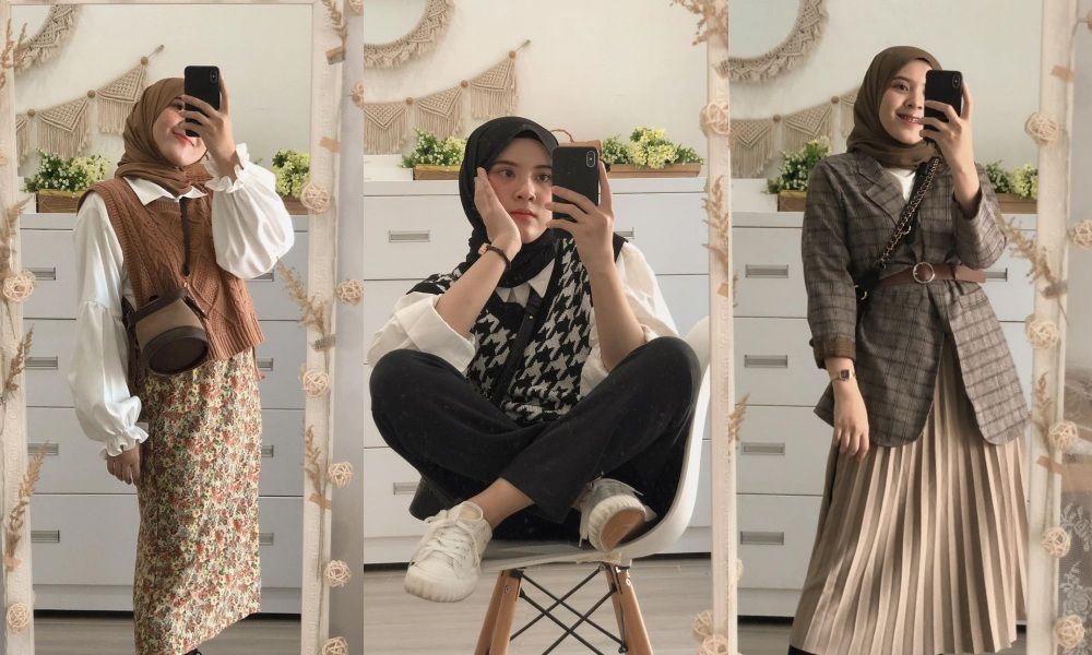 Vintage style hijab sale