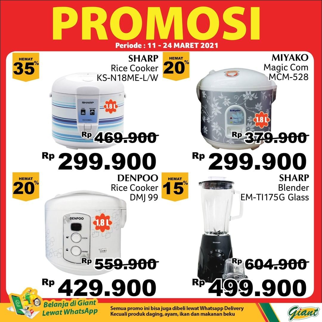 promo rice cooker di giant