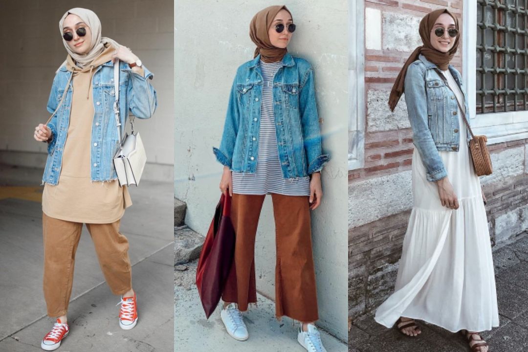 Mix and Match Jaket Jeans ala Hijabers Turki Fresh Anti Monoton Semua Halaman Stylo