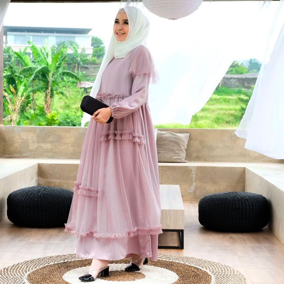 Tren Baju Lebaran 2021 Rekomendasi Dress Muslim Harga Terjangkau Busui Friendly Semua Halaman Stylo
