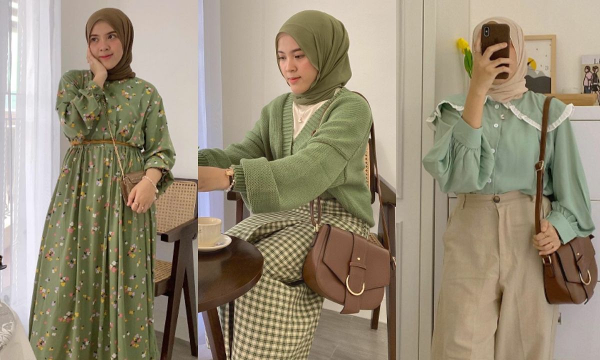 Ide Outfit Hijab Warna Hijau Estetik Ala Youtuber Lida Lubis Semua Halaman Stylo