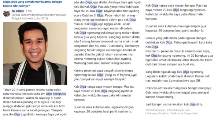 Ketemu Di Rumah Makan Padang Pria Ini Tak Bisa Lupakan Kebaikan Hati Olga Syahputra Belasan Tahun Lalu Gak Heran Yang Melayat Ribuan Orang Semua Halaman Wiken