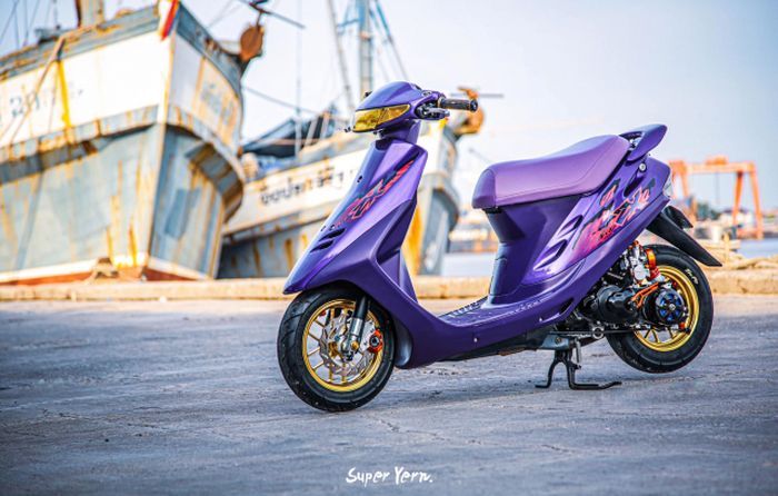 Intip Detail Modifikasi Motor Matic 2 Tak Honda Dio Af28 Banyak Part Hedon Motorplus