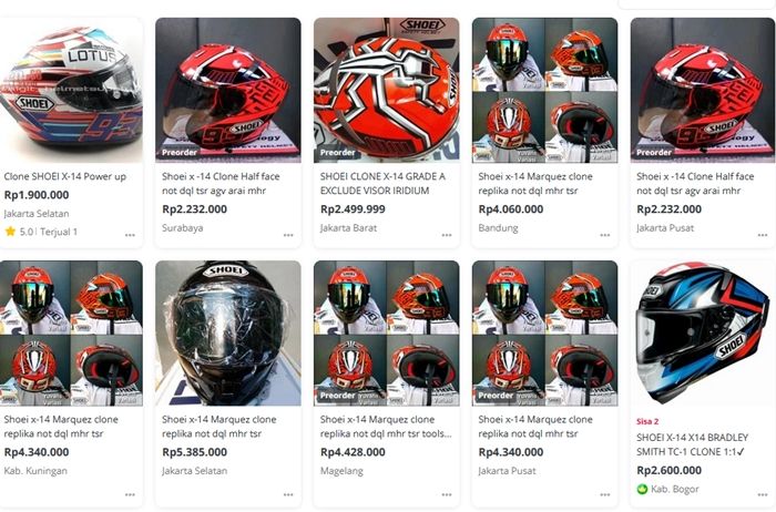 Awas Harga Helm Shoei Marc Marquez Murah di Online, Ternyata Palsu -  Motorplus