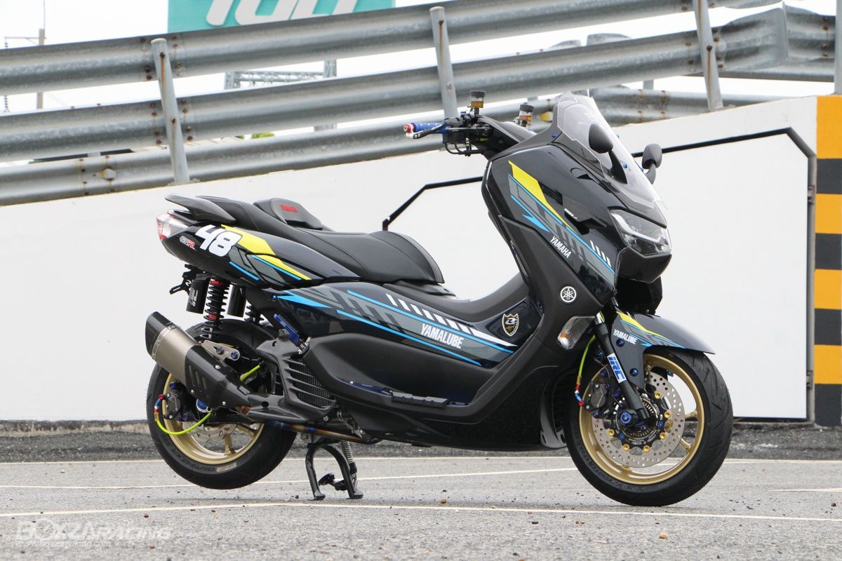 Yamaha All New NMAX Dibalut Modifikasi Daily Racing