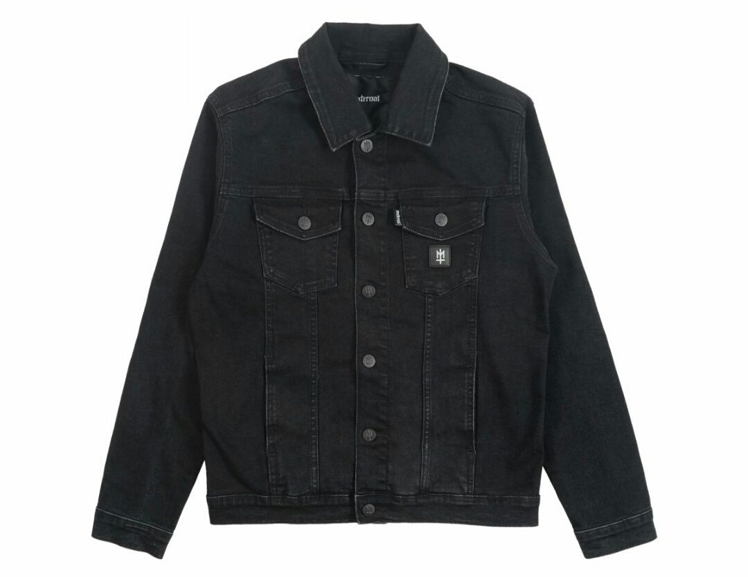 primark denim jacket black