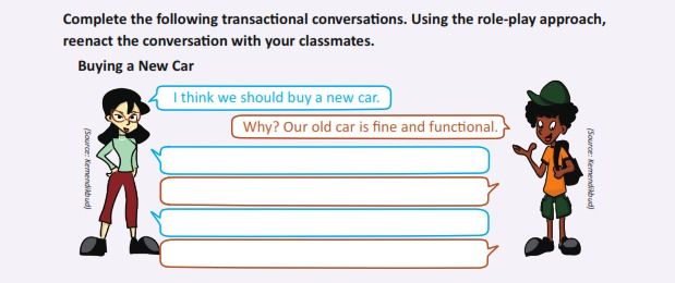I think we should buy a new car sale