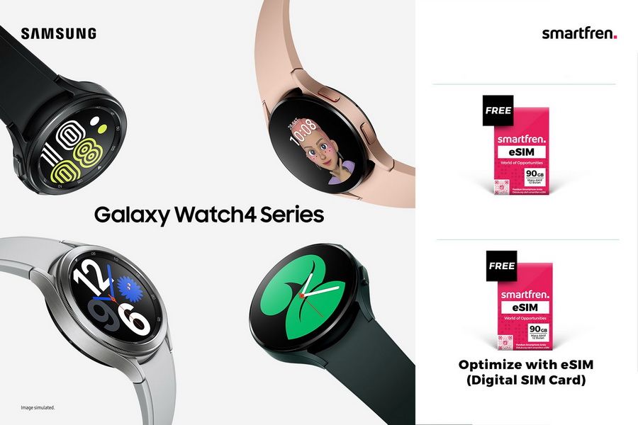 Smartfren Luncurkan eSIM untuk Samsung Galaxy Watch4 Classic LTE - Info  Komputer