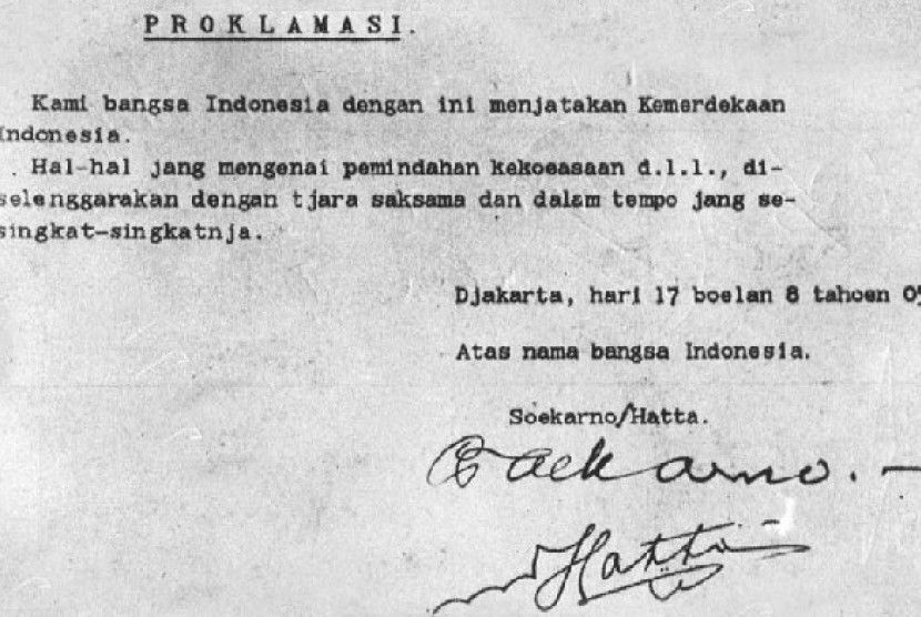 Apa arti penting proklamasi bagi masyarakat indonesia