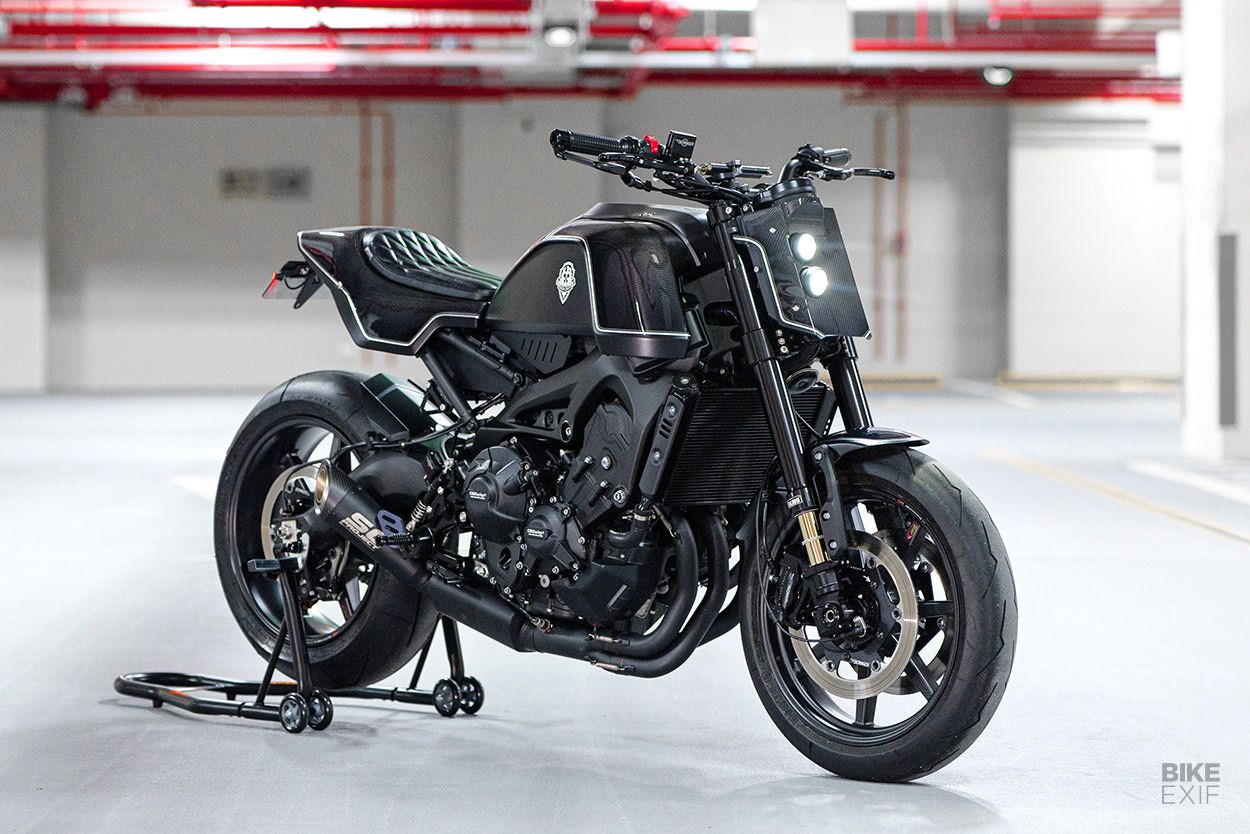 Bodi Penuh Karbon Modifikasi Yamaha XSR900 Pede Bergaya Street