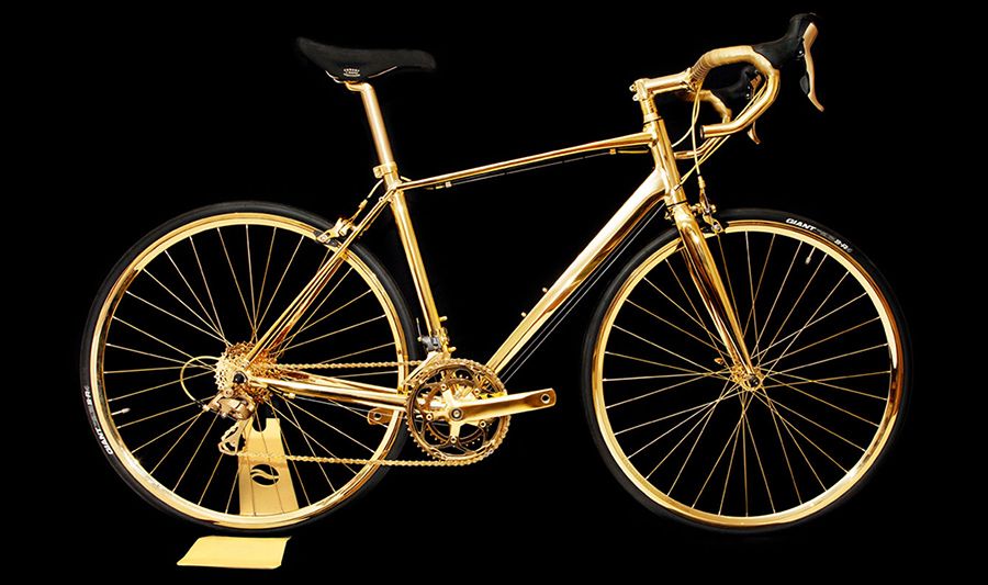 24K Gold Men’s Racing Bike