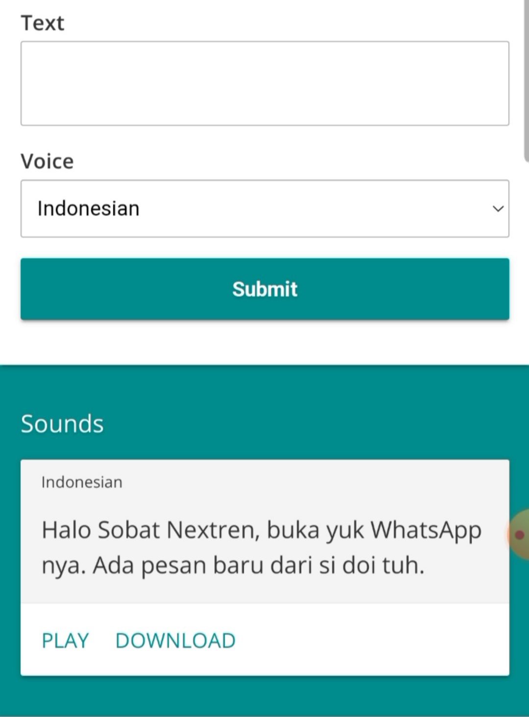 Cara Buat Sound Whatsapp Pakai Suara Google Di Hp Android Dan Ios - Semua Halaman - Nextren.grid.id