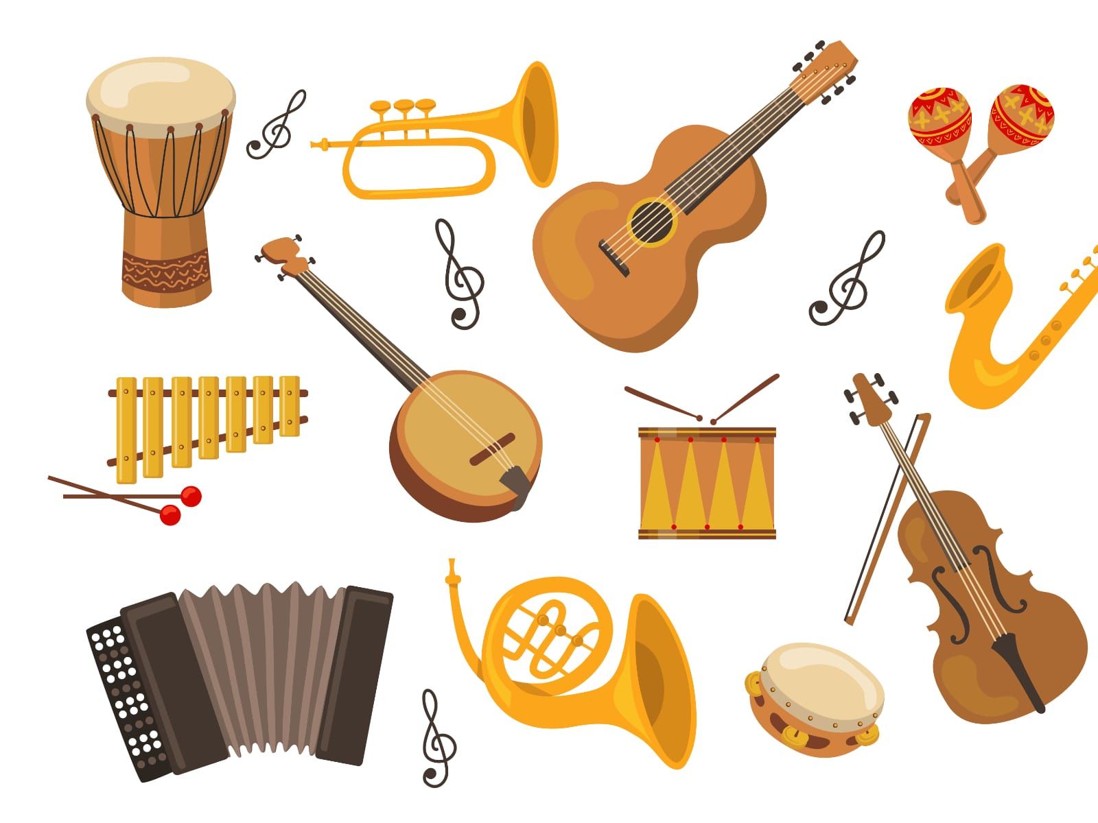 Alat musik yang digunakan sebagai pengiring lagu disebut alat musik
