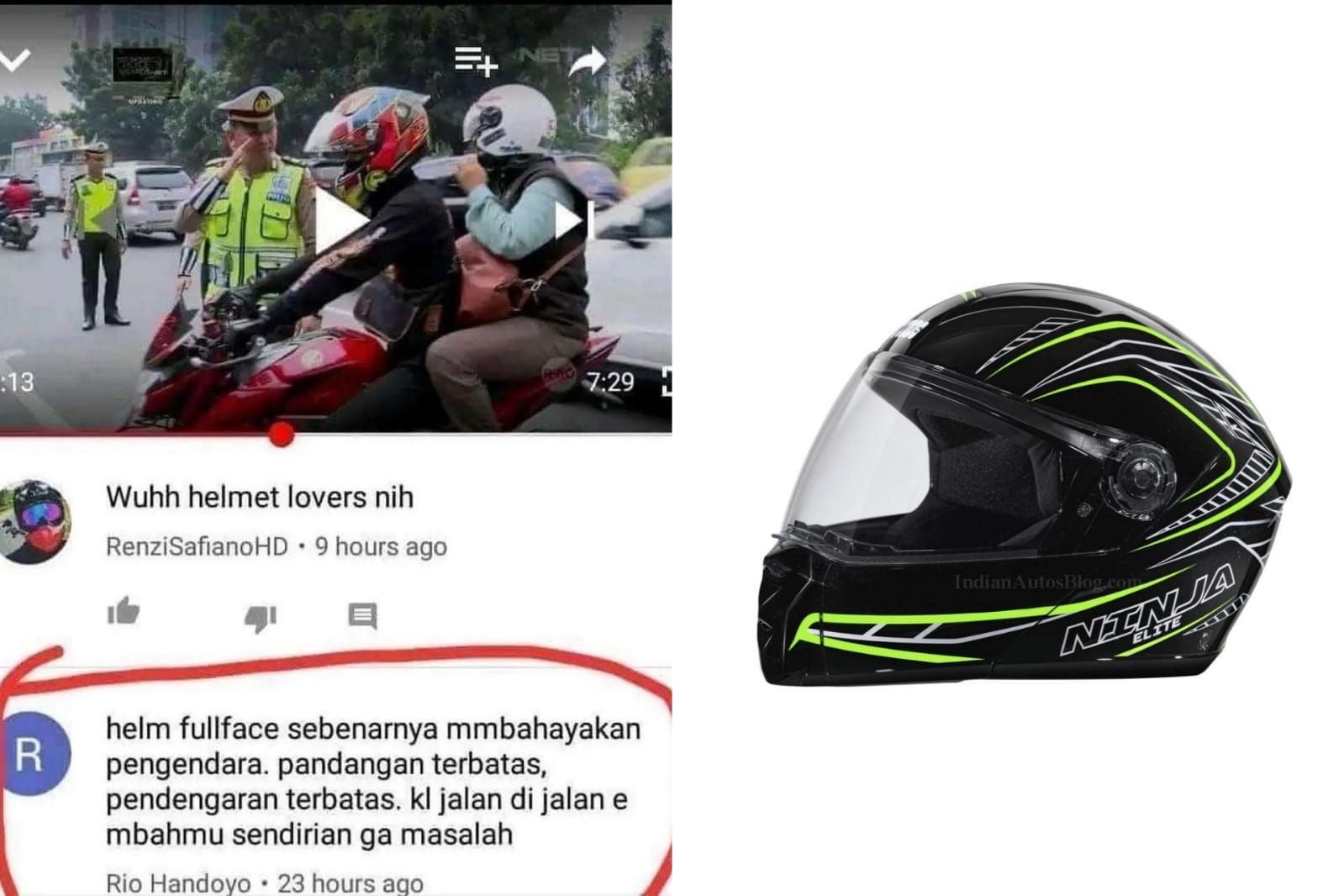 Helm full face 2025