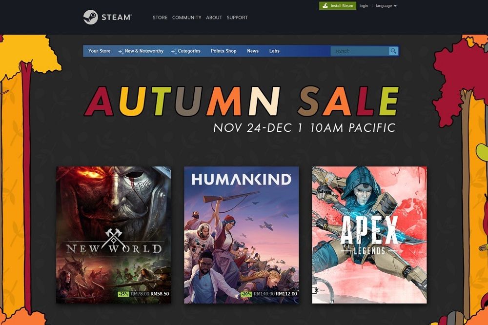Steam Autumn Sale 2021 Resmi Digelar, Diskon Game Hingga 90% - Semua  Halaman - Grid Games
