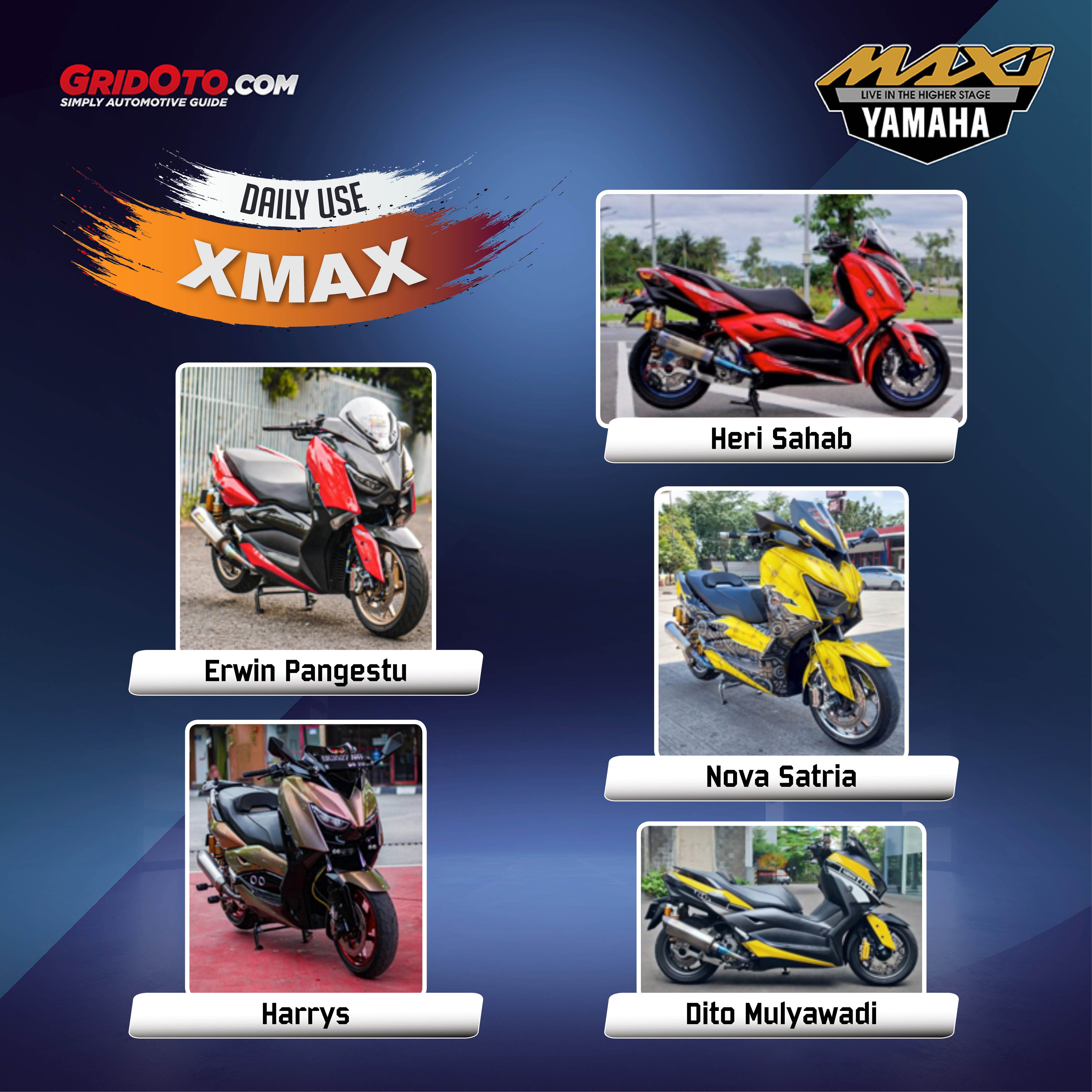 Modifikasi Yamaha XMAX Yang Lolos 40 Besar Customaxi 2021