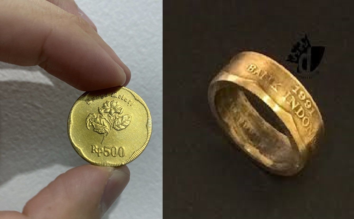 Dianggap dari Emas Uang Koin Rp 500 Banyak Dibuat Cincin ...
