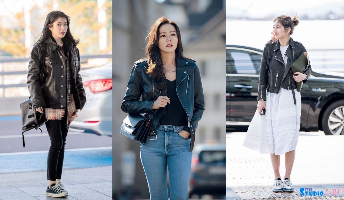 Pakai Jaket Kulit, Ini 5 Inspirasi Gaya Artis Korea yang Bisa Disontek