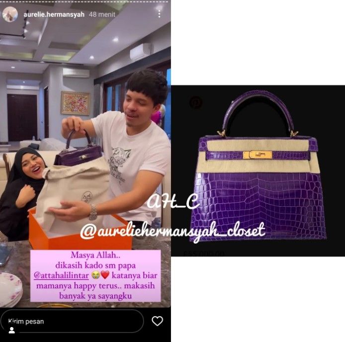 Koleksi Tas Hermes Aurel Hermansyah Tambah Lagi Hadiah dari Papa Atta Ditaksir Sentuh Miliaran Rupiah Semua Halaman Stylo