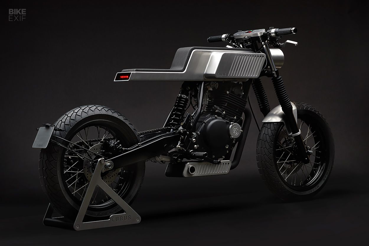Modifikasi Suzuki GN250 'Cubus', Scrambler Serba Kotak Ala Game Minecraft - Motorplus