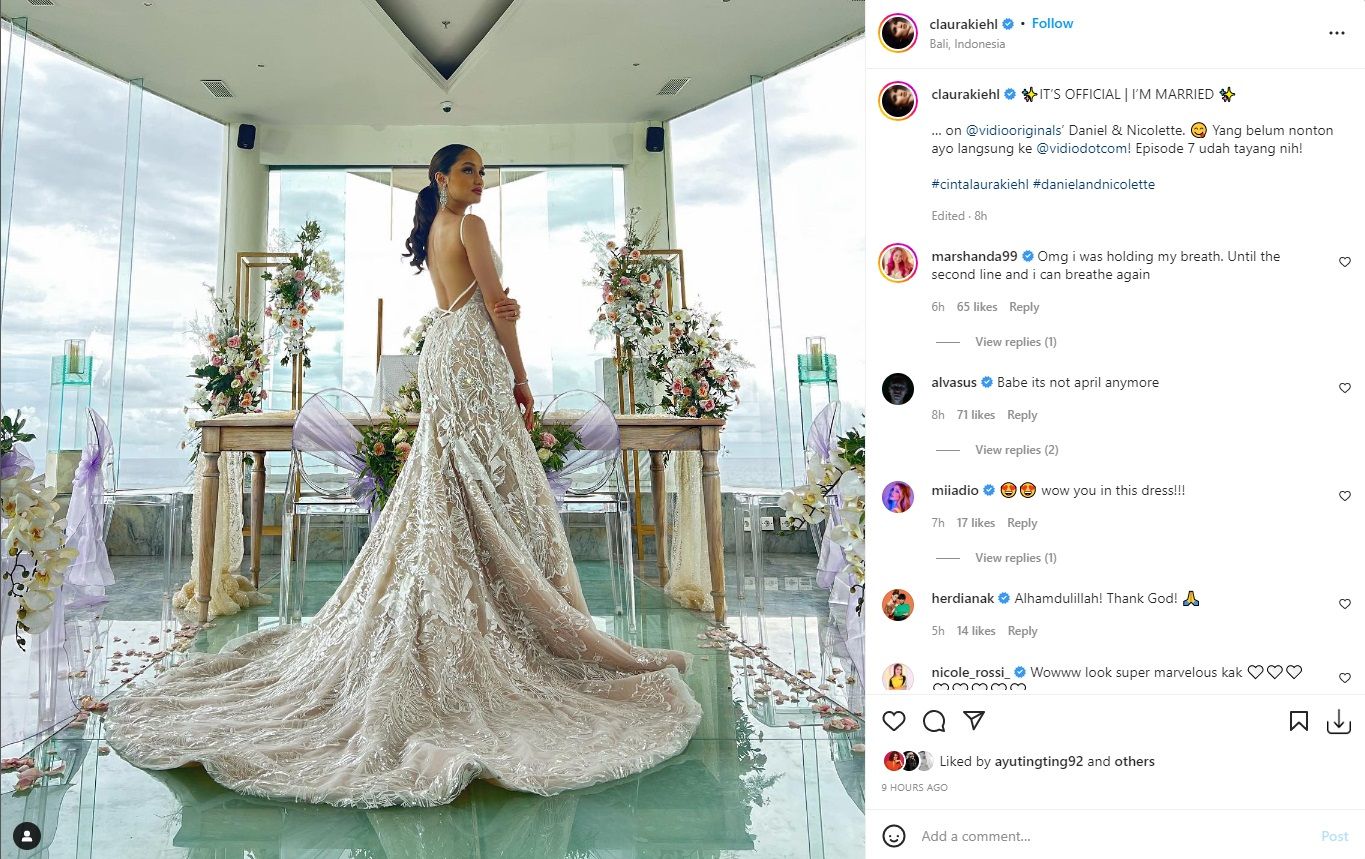 cinta laura sudah menikah 7