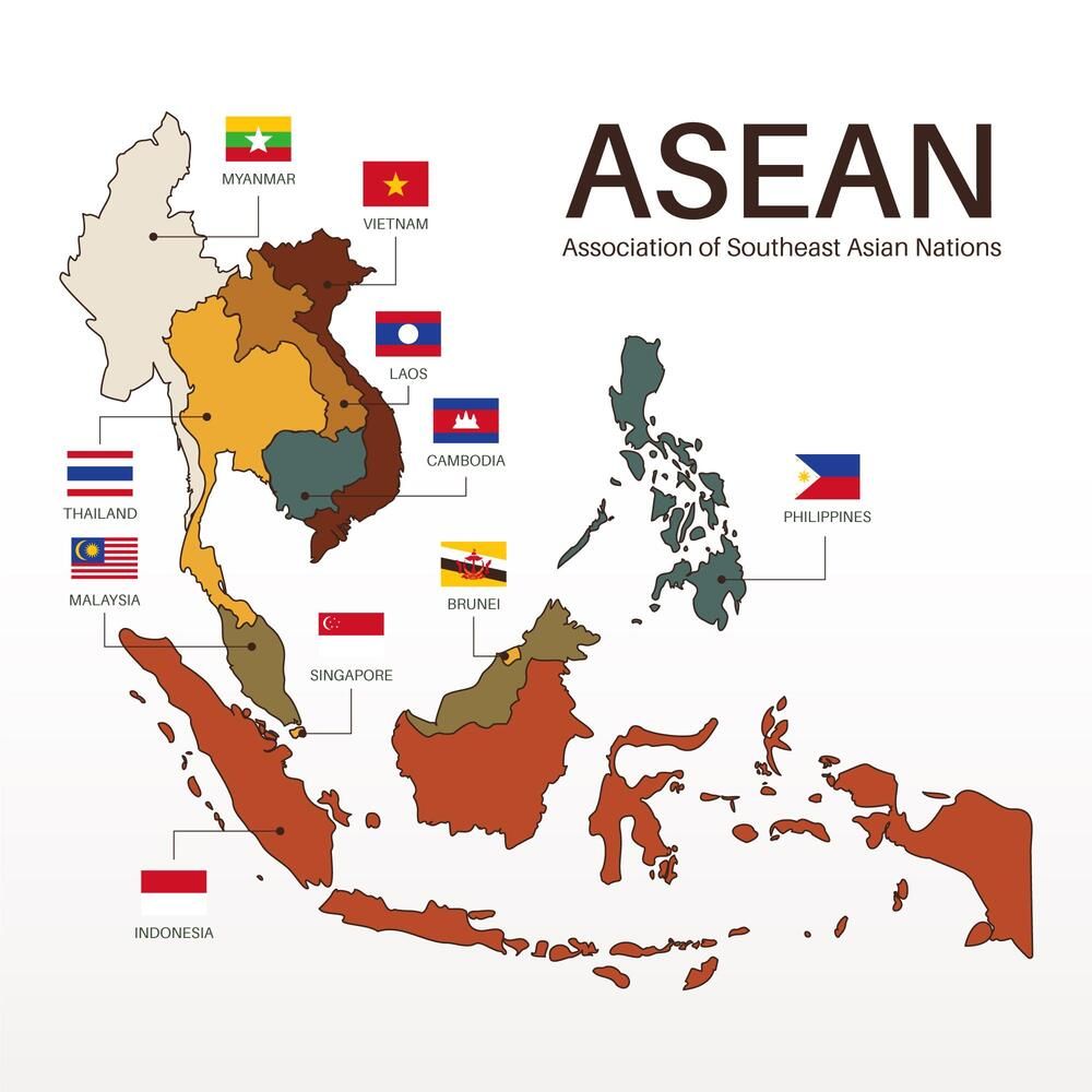 10 Negara Asean Dan Letak Geografisnya ⋆ Wikiedukasi