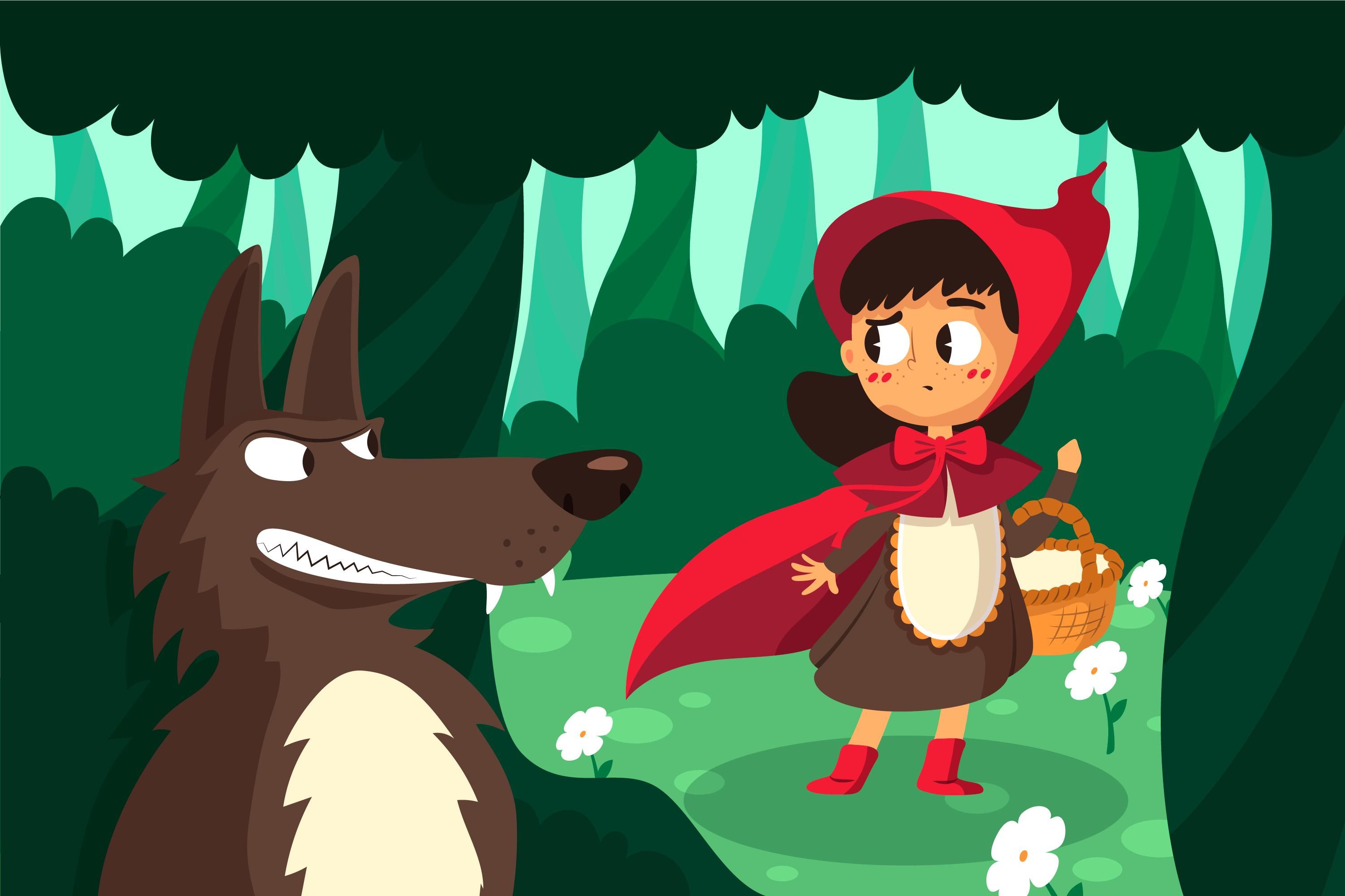 Jawab Soal Little Red Riding Hood Tradisional, Bahasa Inggris Kurikulum Merdeka Kelas X Chapter VI - Semua Halaman - Adjar