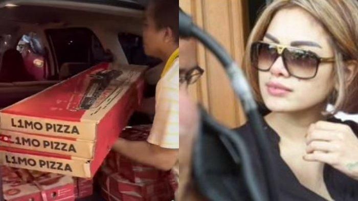 Nikita Mirzani saat traktir makan napi