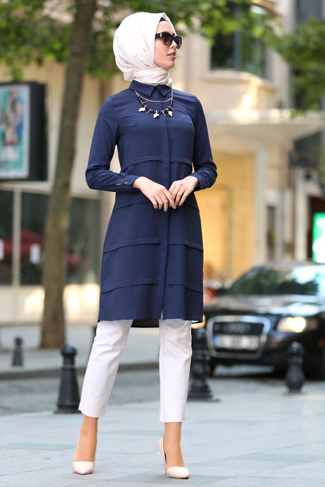 Rekomendasi 7 Warna Jilbab yang Cocok dengan Baju Biru Dongker! - Semua