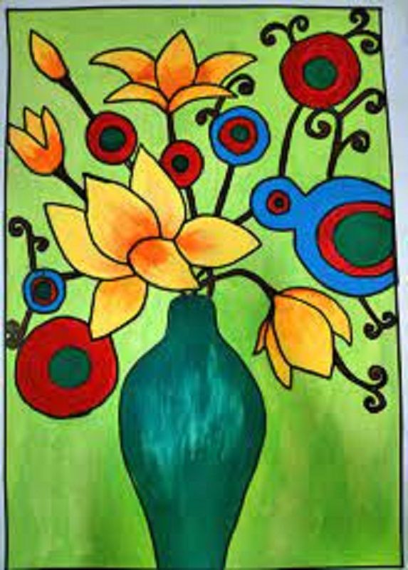 Gambar Dekoratif Hewan Dan Tumbuhan