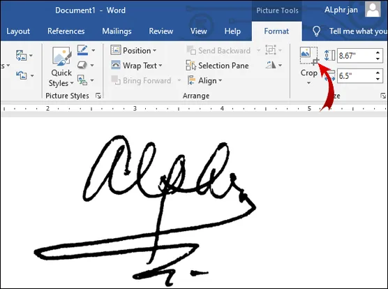 Cara bikin tanda tangan di word caraseru