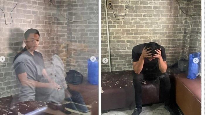 Mario Dandy saat berada di dalam sel penjara