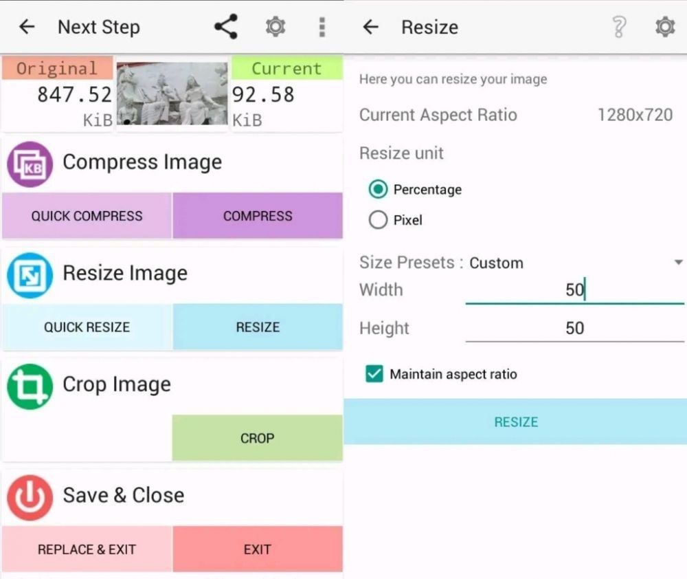 Illustrasi Compress Photo 2.0