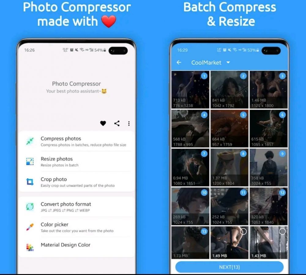 Photo Compressor: Compress Photo dan Resize Photo