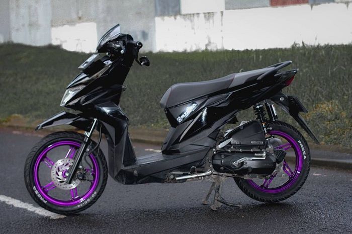 Modifikasi Motor Cat Pelek Honda BeAT Modal Rp 200 Ribuan Bebas Pilih Warna  - Motorplus