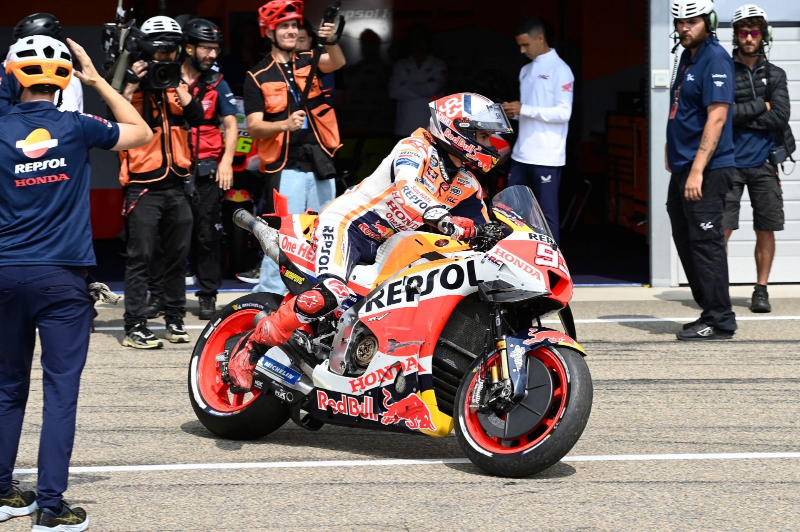 Klik Link Live Streaming MotoGP Belanda 2023 Marc Marquez Ikutan Meski Ada Tiga Cedera