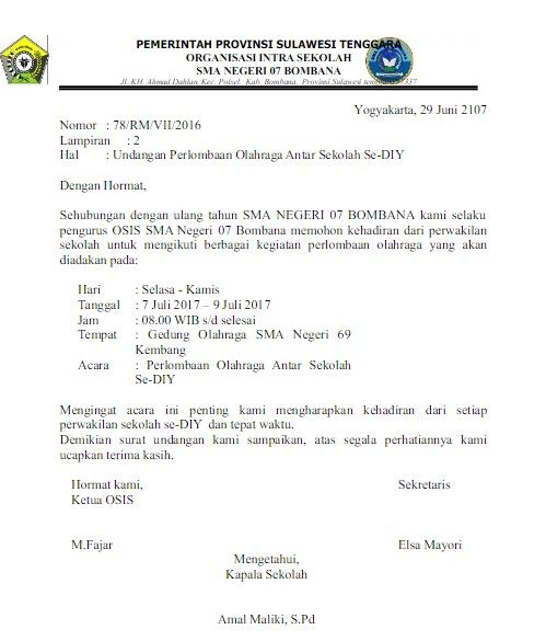 15 Contoh Surat Undangan Resmi untuk Berbagai Keperluan - Semua Halaman